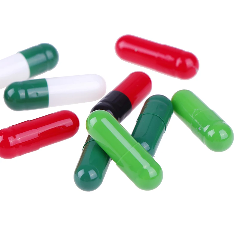 1000 шт Пустые твердые желатиновые капсулы все виды цветных таблеток Чехол пустые таблетки держатель(Соединенные или отдельные Капсулы доступны