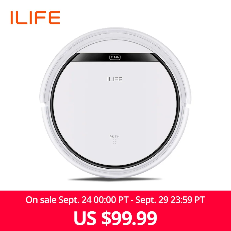 ILIFE V3s פרו רובוט שואב אבק בית ביתי מקצועי מכונה גורפת עבור חיות מחמד שיער אנטי התנגשות טעינה אוטומטית