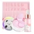 Face Skin Care Set Cherry Blossom Essence Moisturizing Collagen Eye Patches & whitening Face Serum & Anti-aging Sleep Mask Cream 9
