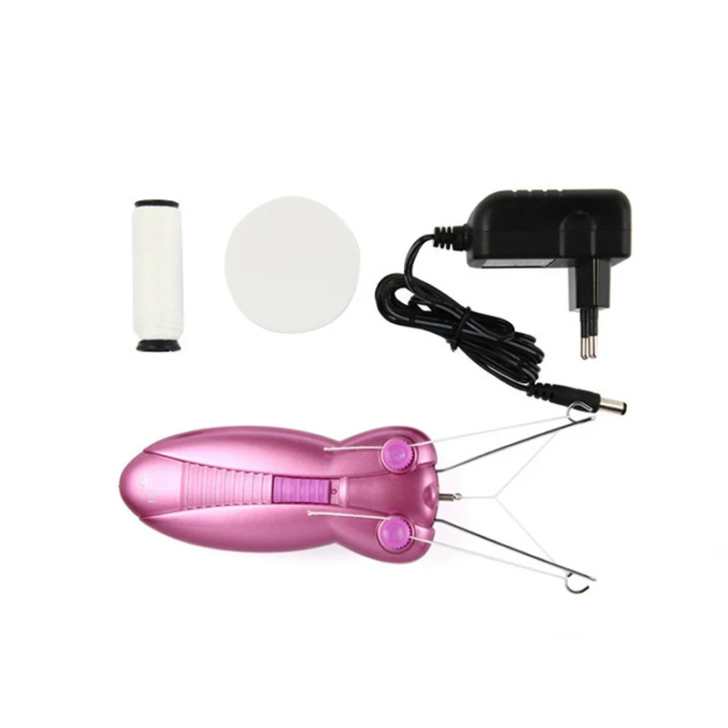 

Kemei KM-2777 Epilator Lady Face Cotton Thread Defeather Epilator Women Facial Hair Remover Machine EU Plug