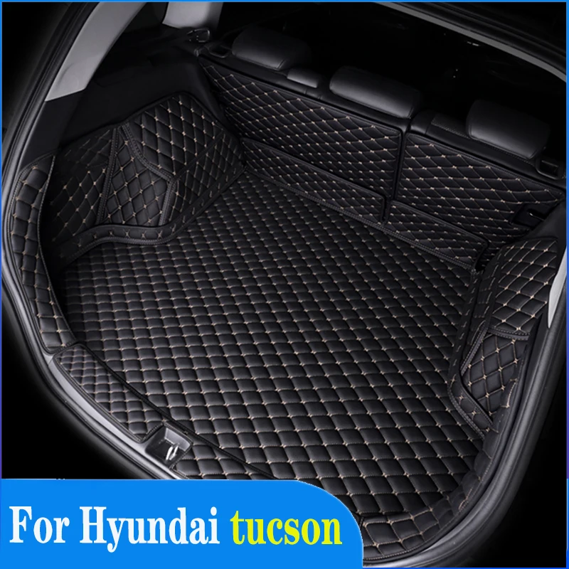 Leather Car Trunk Mat For Hyundai Tucson 2015 2016 2017 2018 2019 2020