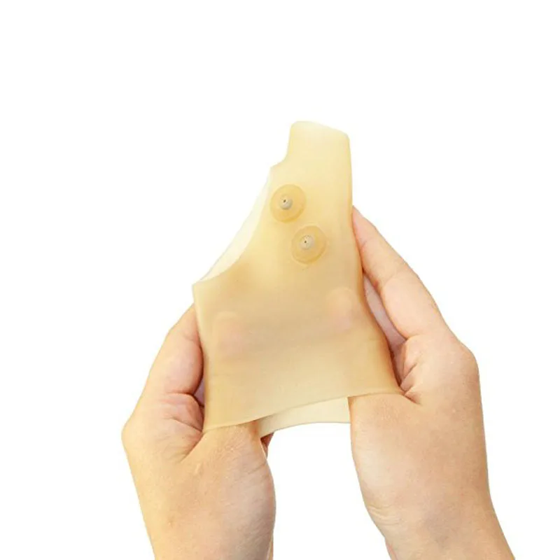 2 шт Силиконовые магнитотерапевтические Гелевые перчатки для запястья, поддерживающие перчатки для большого пальца руки, облегчающие боль, медицинский корректор давления при артрите MFJ9