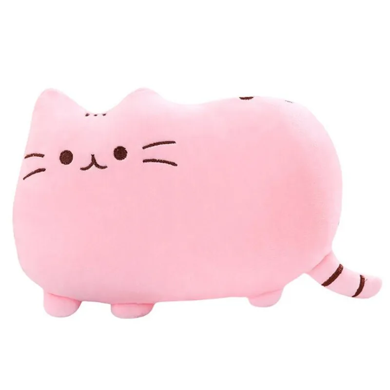 HANDANWEIRAN 1pcs 25cm Creative cute big face cat plush doll high grade pp cotton padded decorative 2