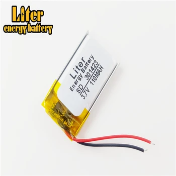

3.7V 110mAh 301423 Lithium Polymer Li-Po li ion Rechargeable Battery cells For Mp3 MP4 MP5