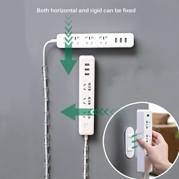 

Punch-Free Plug Sticker Plug Fixing Device Self-Adhesive Power Plug Cable Bracket Power Strip Holder Anti-Fall Plug Wall Fixer