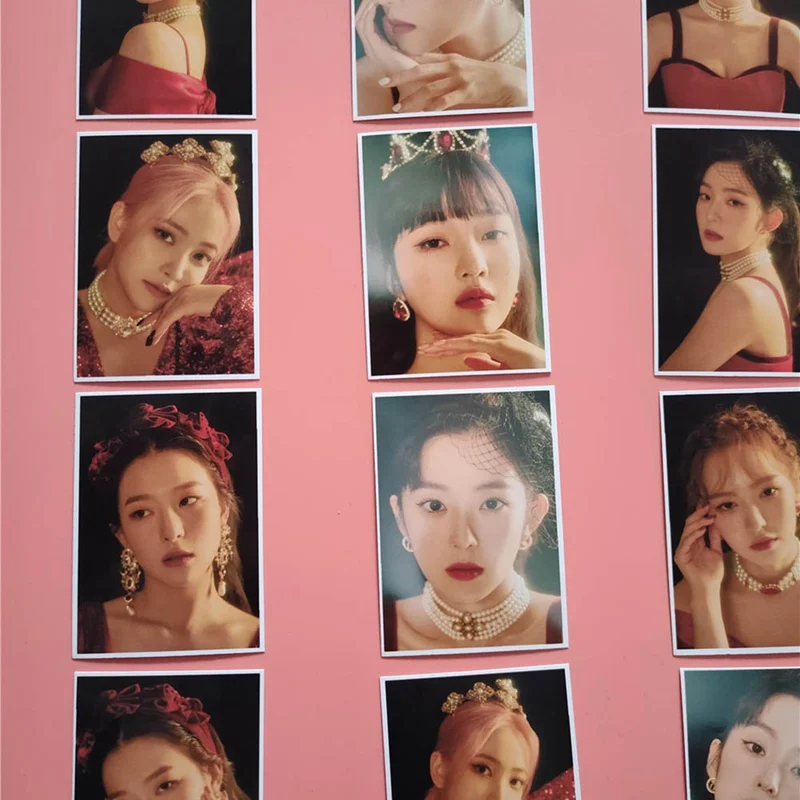 16 шт./компл. KPOP Красные вельветовые фотографии вокруг концерта La Rouge альбом