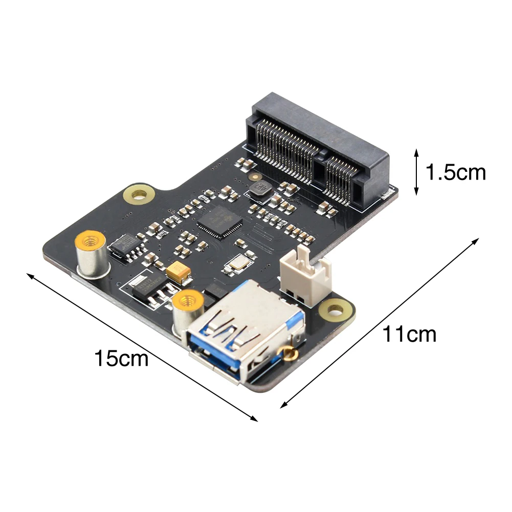 X850 компьютер для хранения часть высокоскоростной MSATA SSD PCB диск плата расширения интегральные схемы обновления для Raspberry Pi 3B
