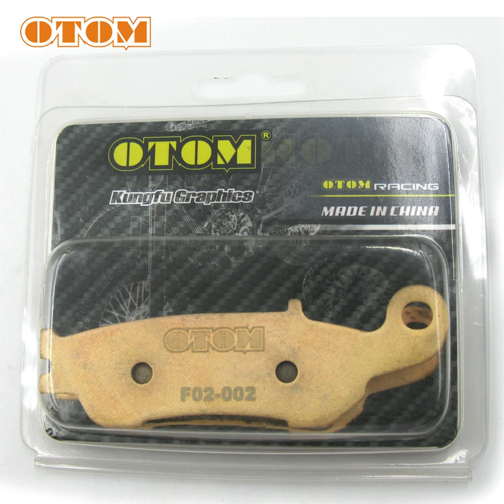OTOM передние тормозные колодки F02 для мотокросса Dirt Bike медные базовые тормозные диски для YAMAHA YZ125 YZ250 YZ250F YZ450F