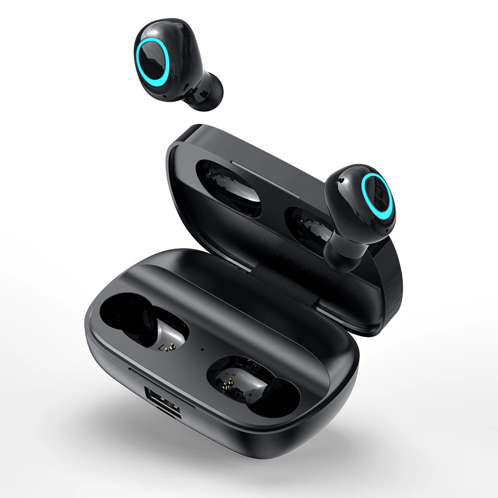 HD качество звука беспроводная гарнитура Bluetooth V5.0 стерео спортивные наушники Мобильная мощность 2200 мАч голосовой звонок для IPhone Android Горячая