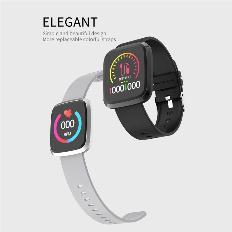 ST8 смарт-браслет большой цветной экран IP67 Водонепроницаемый Спорт Фитнес мониторинг сердечного ритма Многофункциональный Смарт-часы браслет