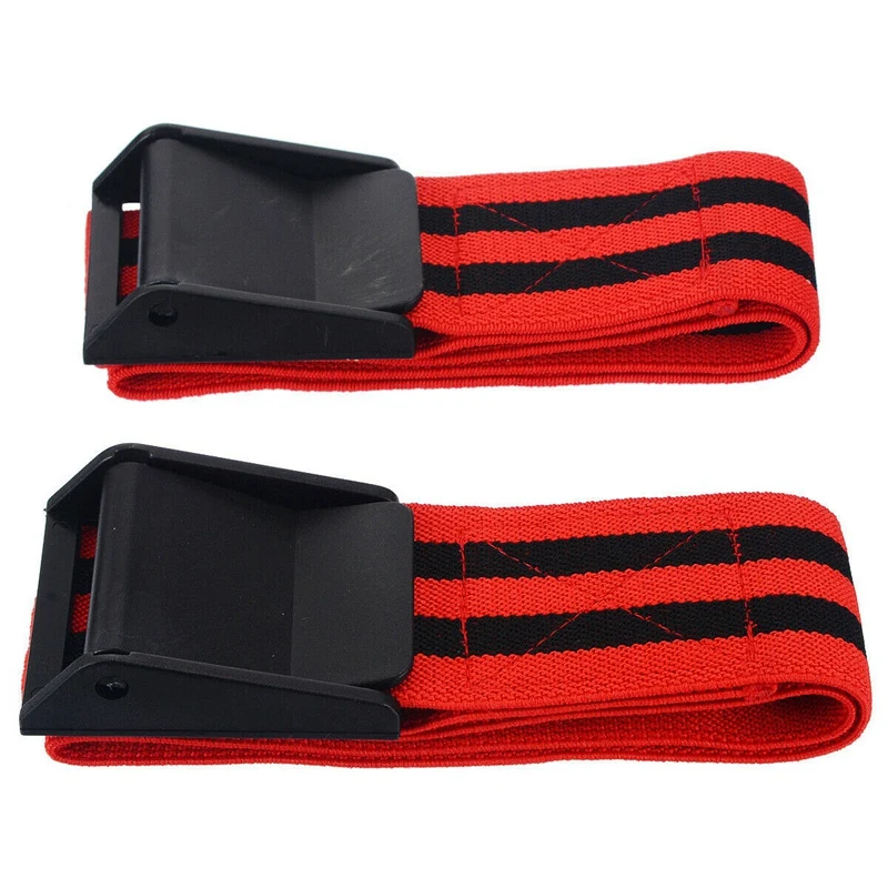 1 Pair Occlusion Bands Red Blood Flow Restriction Bands BFR Tourniquet Training Biceps Bands