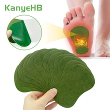 O remendo da desintoxicação do pé do gengibre de absinto de 12 pces alivia o estresse ajuda a dormir toxinas do corpo que limpam a almofada do emagrecimento do corpo da perda de peso desintoxicação