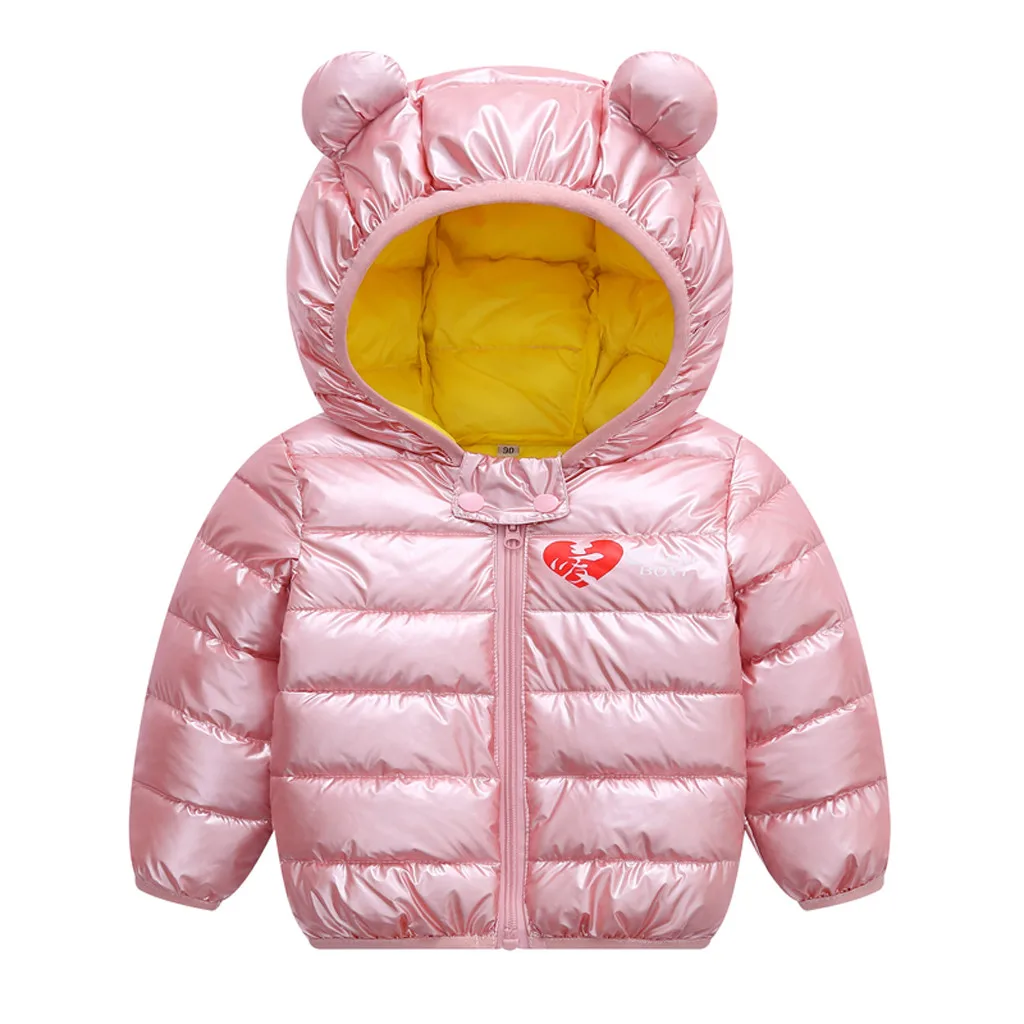 Коллекция года, детская хлопковая куртка с капюшоном и ушками медведя зимняя ветрозащитная теплая куртка с капюшоном для маленьких мальчиков и девочек winterjas meisje, 4