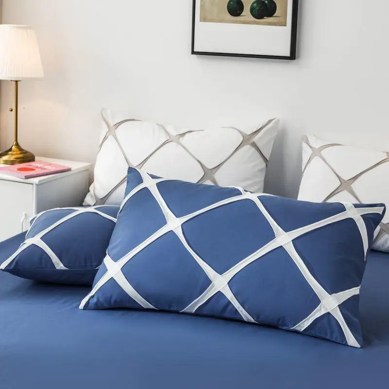 针织方格-深海蓝71