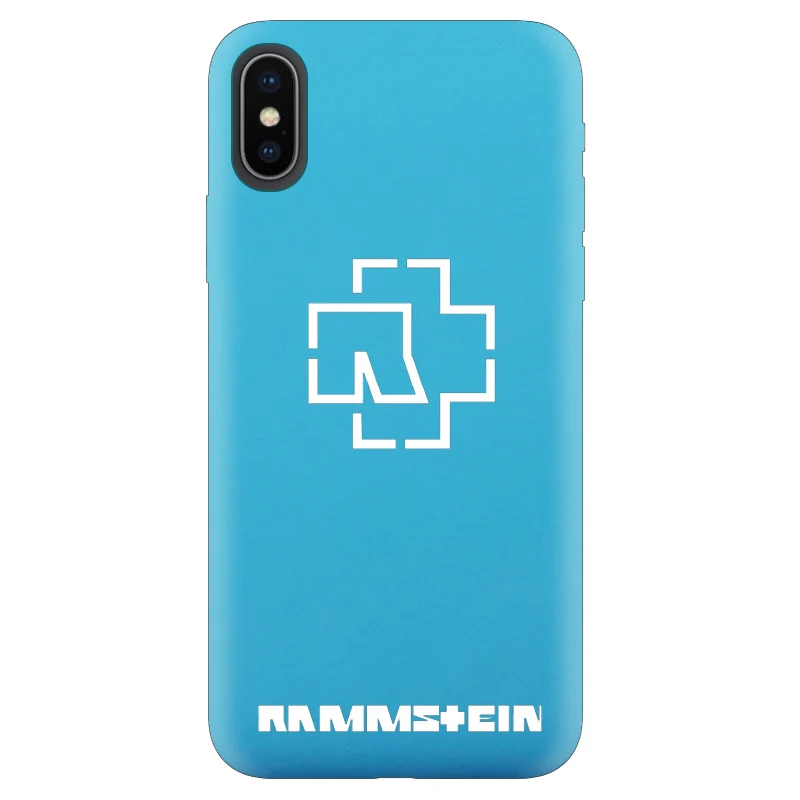 Rammstein Музыкальный Чехол для samsung Galaxy S10 S9 S8 S7 S6 Plus Lite edge Мягкий силиконовый чехол для телефона - Цвет: Color Blue