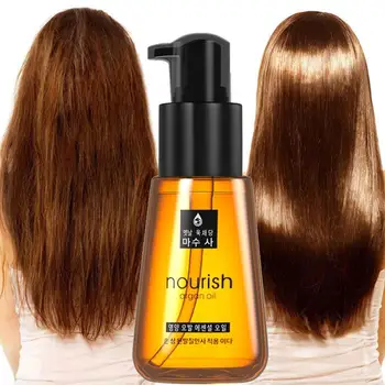 

Argan Oil Hair Conditioners For Ladies Care Essence Repair Hair Oil Nourishing Split Improve Smooth Damaged Hair Rough M1C0