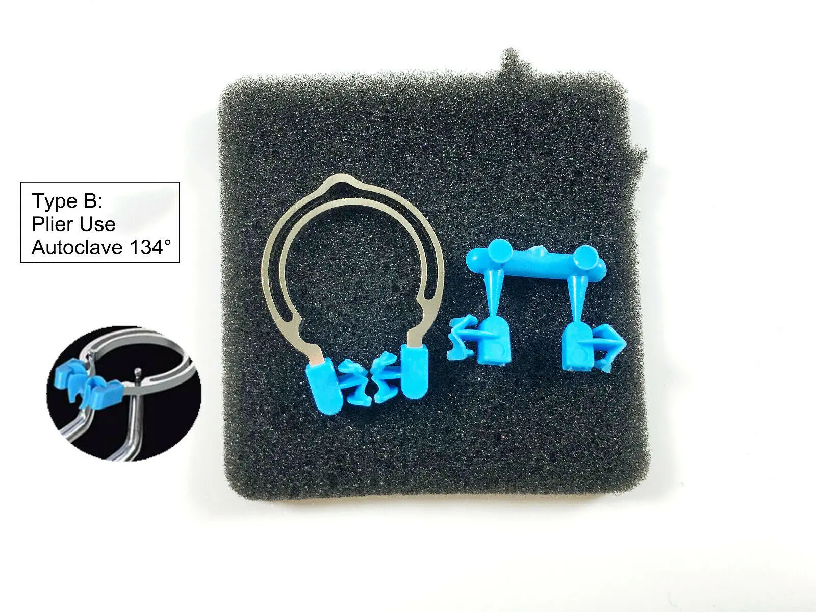 

1~10 sets B Type Dental Forming Sheet Matrix Bands Sectional Matrix Clip Clamps Auto 134