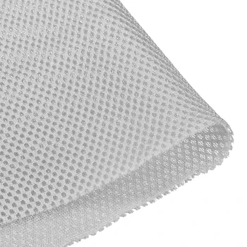 

uxcell Speaker Grill Cloth 0.5x1.45M Polyester Fiber Stereo Mesh Fabric Light Gray for Large Speakers Stage Speakers KTV Box