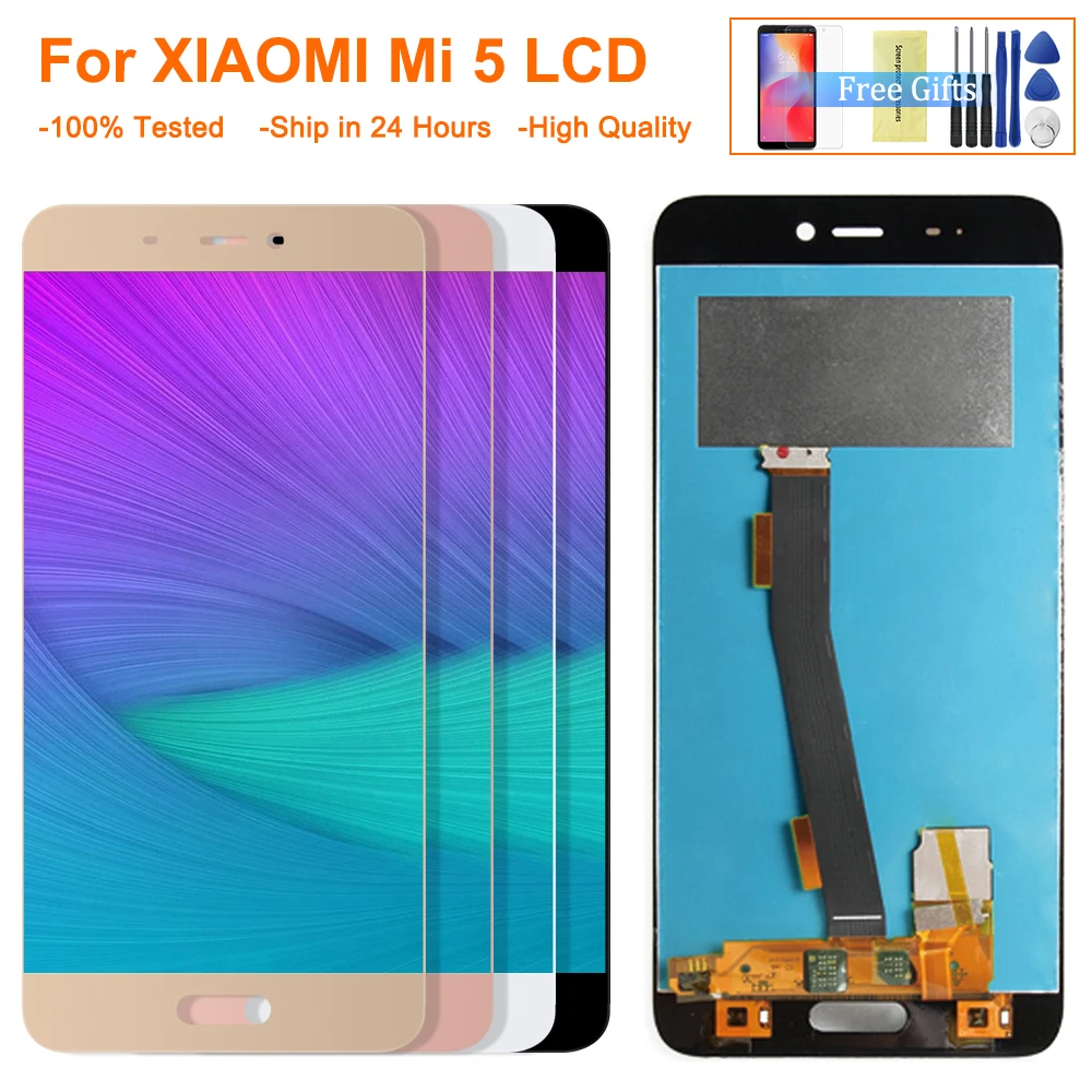 Дисплей 5 15 ''Mi для XIAOMI Mi5 ЖК дисплей с сенсорным экраном и дигитайзером