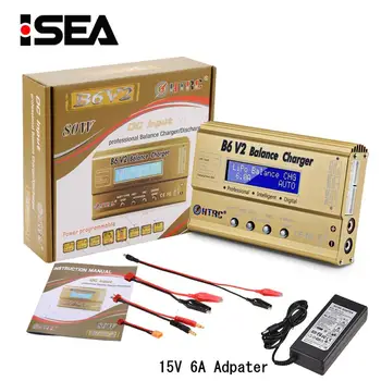 

HTRC Imax b6 v2 Balance Charger 80W Professional Digital Discharger For LiHV LiIonLiFe NiCd NiMH PB Battery LiPo Charger