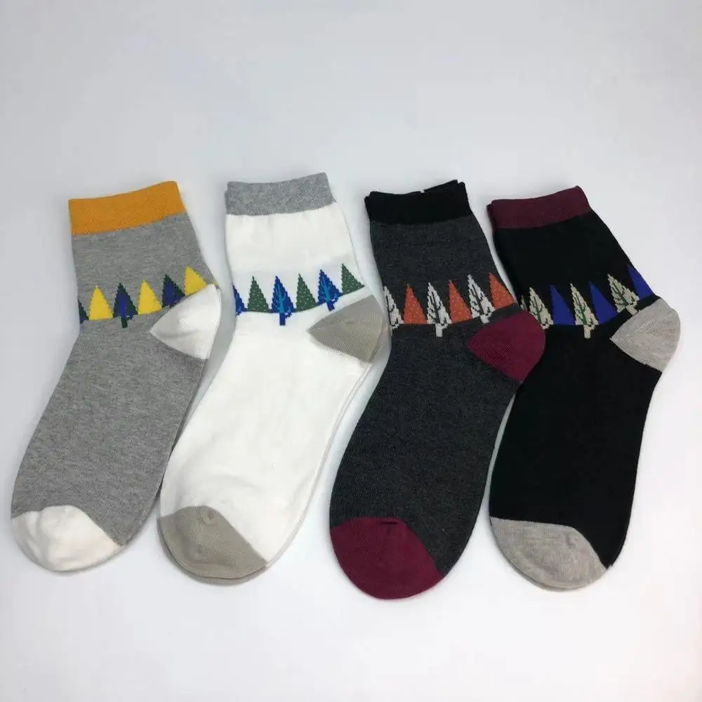

Men's Cotton Business SocksSoft And Breathable Medium Tube Socks Autumn And Winter Men'S Gift Socks Size 39-45