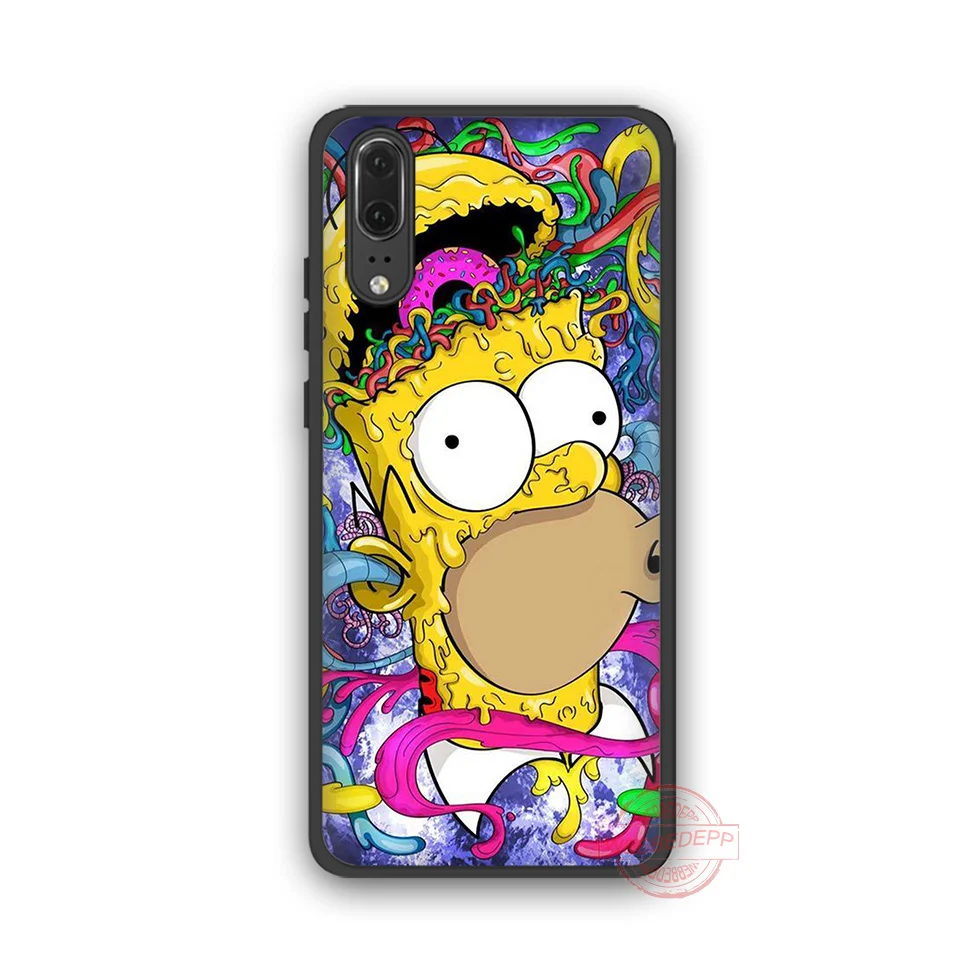 10 WEBBEDEPP The Simpson TPU phone case for Huawei P10 P20 P30 Lite Pro Y6 Y7 prime Y9 - Цвет: 10
