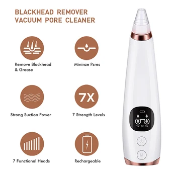 

Electric Vacuum Pore Cleaner for Deep Skin Cleaning Blackhead Remover Skin Care Beauty Tool blackhead remover