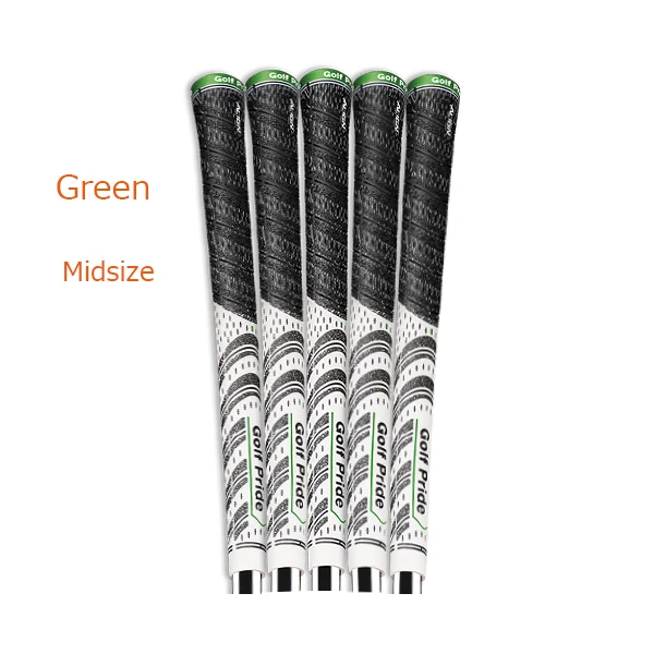 green midsize Стиль golf pri* Mcc выровняйте клюшки для гольфа зеленый цвет 10 шт./лот клюшки для гольфа стандартные и среднего размера железные деревянные ручки s - Цвет: green midsize