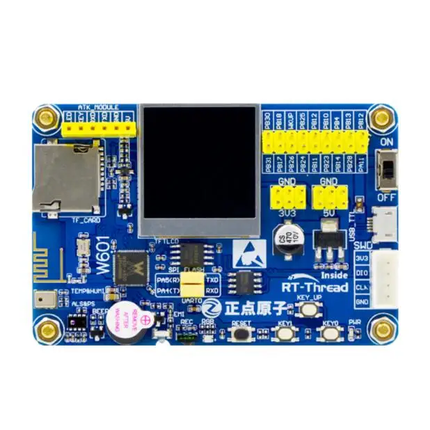 W601 макетная плата/RT-Thread/iot микроконтроллер/плата программирования/wifi обучающая плата