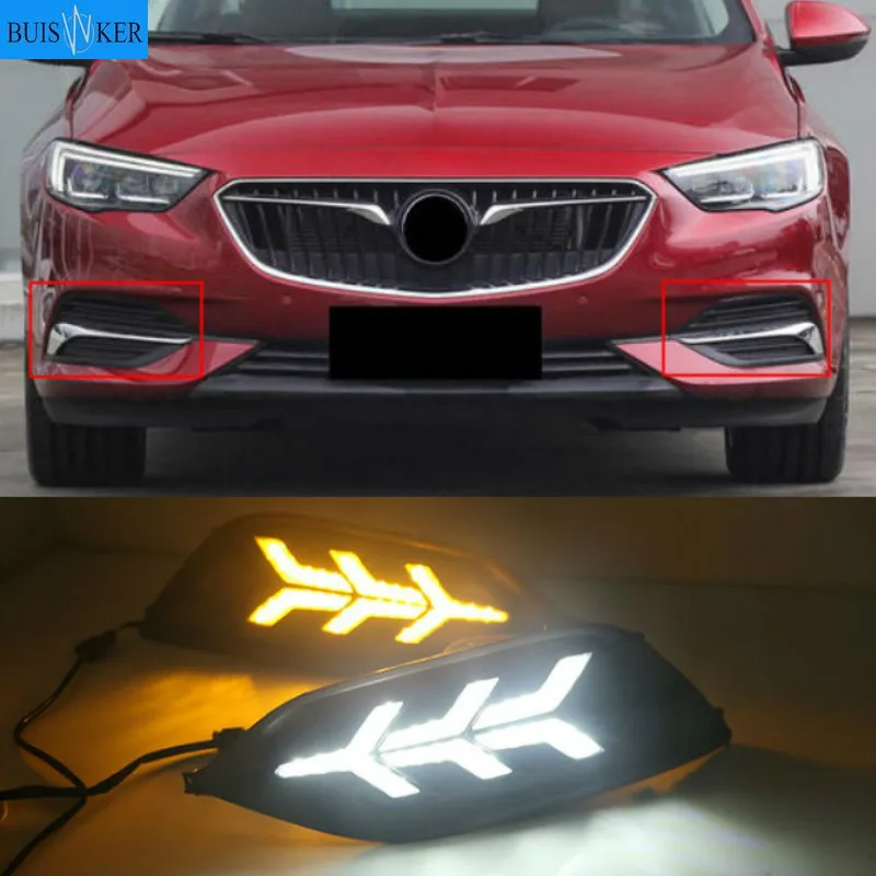 

Для Buick Regal 2017-2020 Противотуманные фары ABS 12 В DRL светодиодный дневные ходовые огни