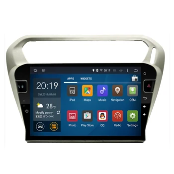 

Android 10 eight core octa core px5 Car DVD Player GPS Navigation Multimedia For peugeot 301 Citroen Elysee Radio 2013-2019