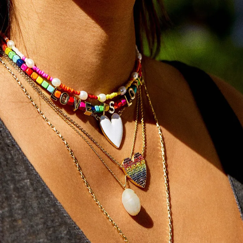 

8 Styles Pendants Necklaces for Women Blue Eyes Red Lips Sexy Design Eyes in Heart Free Style Gold Necklaces NT236
