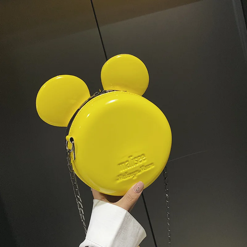 

Small Bag Women's 2019 New Style Shoulder Bag Simple Versatile Cool Korean-style Cute New Style Mickey Shoulder Cartoon Bag