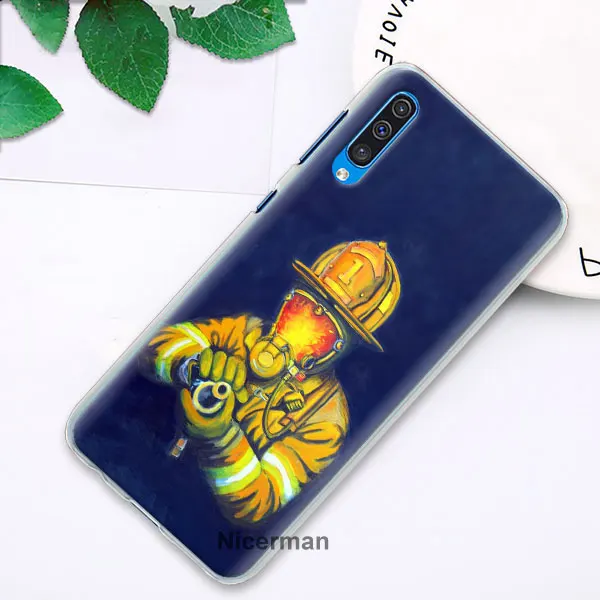 Пожарный герои телефонные чехлы для samsung Galaxy A10 A20e A30 A40 A50 A60 A70 A80 A6 A8+ A7 A9 жесткий чехол из поликарбоната - Цвет: 07