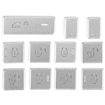 

11Pcs Car Door Window Control Button Decoration Stickers for Land Rover Range Rover Sport 2014-2017