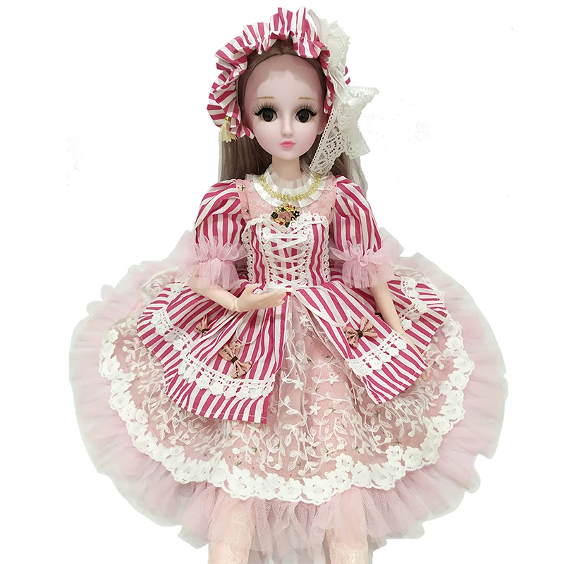Куклы Барби 60 см BJD с одеждой 26 подвижные Шарнирные тела модная одежда аксессуары для кукол игрушки для девочек подарок