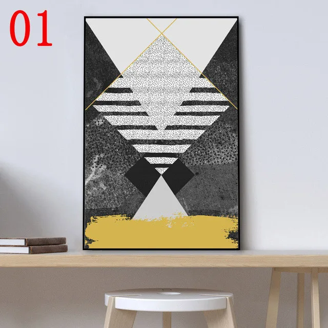 Modern Vintage Retro Black White Pictures Canvas Hippie Wall Painting Hd Art Print Golden Quotes Nordic