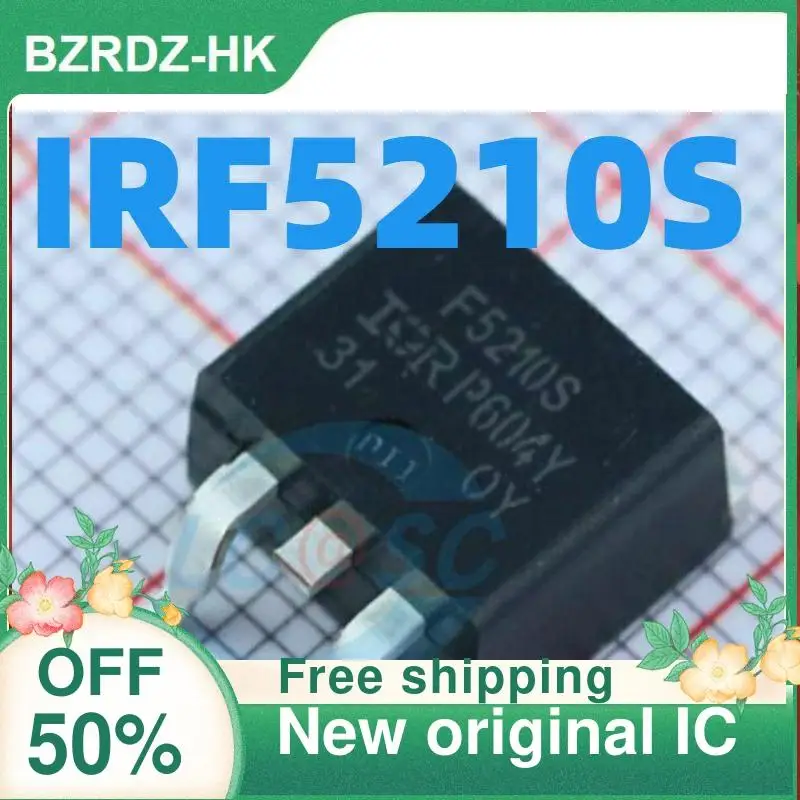 

Новая Оригинальная интегральная схема IRF5210S F5210S -40A/-100V TO263, 10 шт.