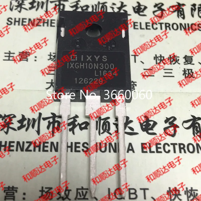 5 шт./лот IXGH10N300-247 с изолированным затвором(IGBT) 3000V 10A