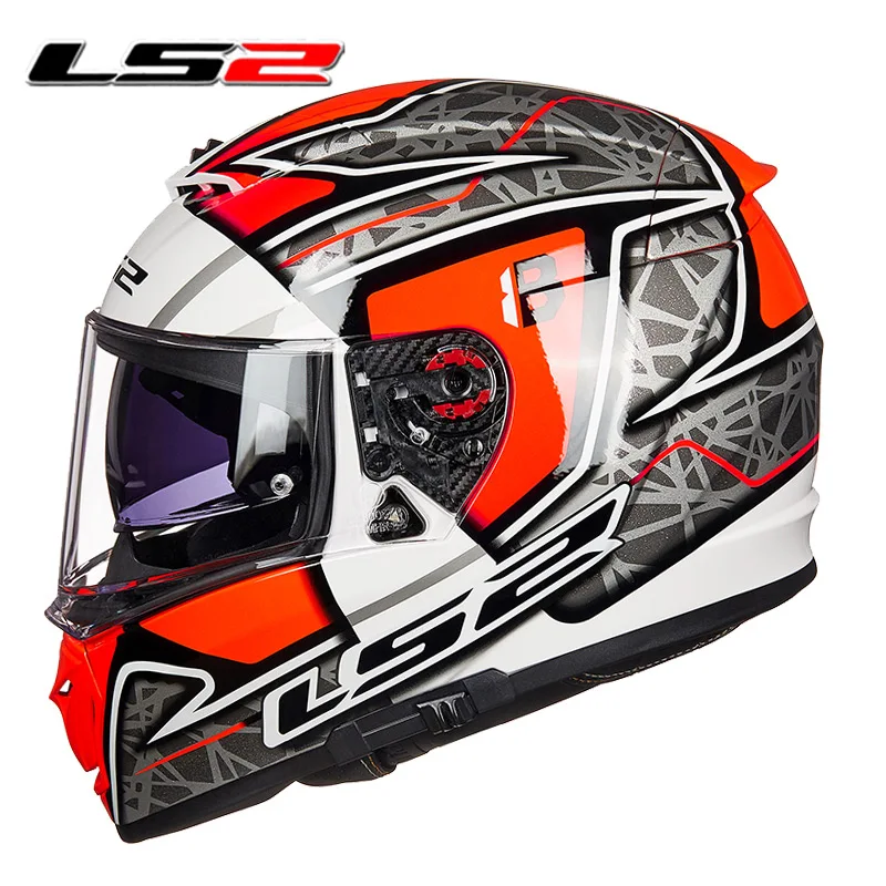 LS2 FF390 мото rcycle шлем с противотуманным пинлок щит полный лицо мото rbike гоночный двойной объектив шлем человек точка LS2 мото шлемы