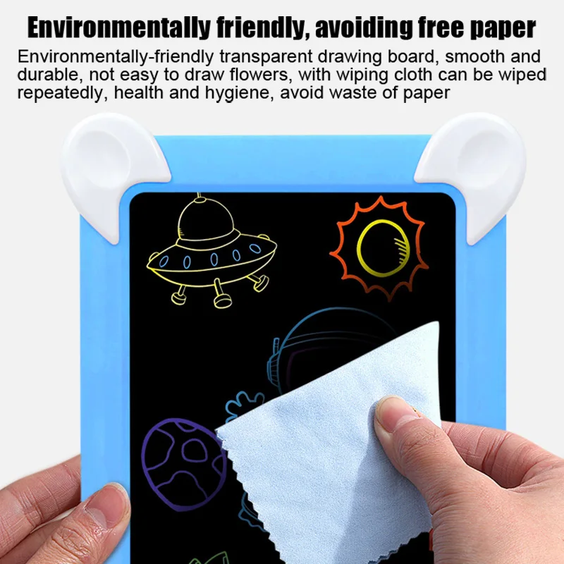 Writing and Drawing Board Doodle Board Toys LED Writing Tablet with Stylus Smart Paper for Kids Birthday Christmas Gift