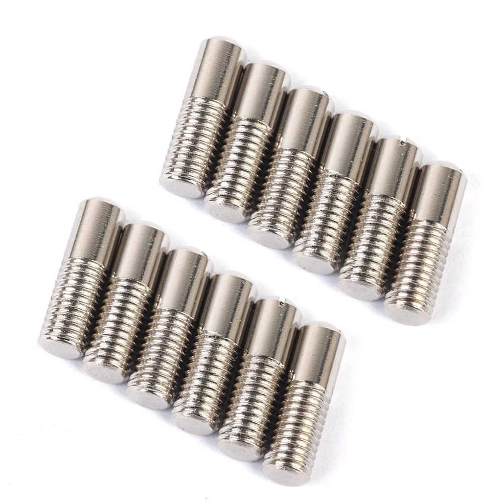12 Pcs Humbucker Pole Screws Easy Install Professional Guitar Pickup Pole Screws Pickup Accessory for Guitar Shop Home School
