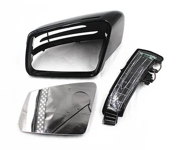 

Black Door Mirror Cover Cap Housing Wing Rear View Mirror Trim Casing For BENZ A B C E S Class W176 W246 W204 W212 W221 CLA C117