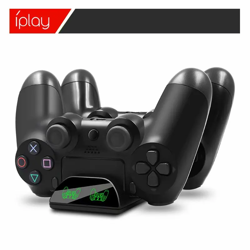 Зарядное устройство для контроллера PS4 Led док-станция зарядки с USB 3 в 1 PRO SLIM |
