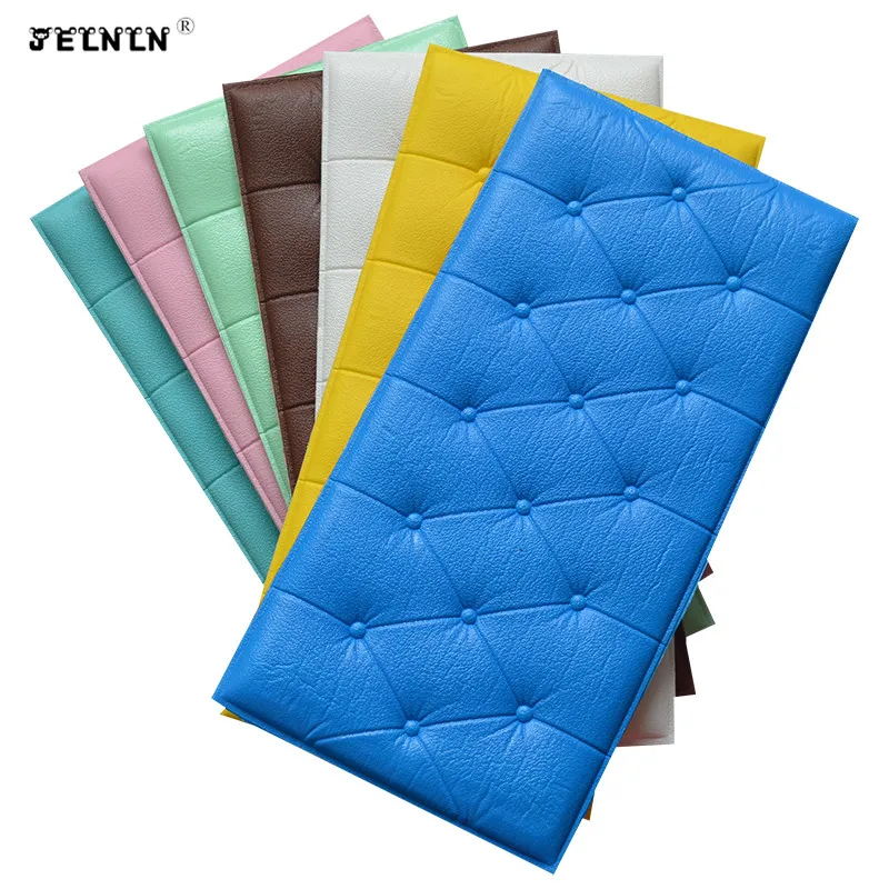 three dimensional wall sticker bed cushion anti collision cool soft bag