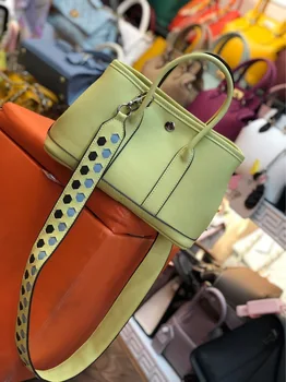 

Wide Shoulder Bag Strap PU Leather Wide Shoulder Crossbody Bag's Accessory Belt Widened Hand-woven Contrasting Color Webbing