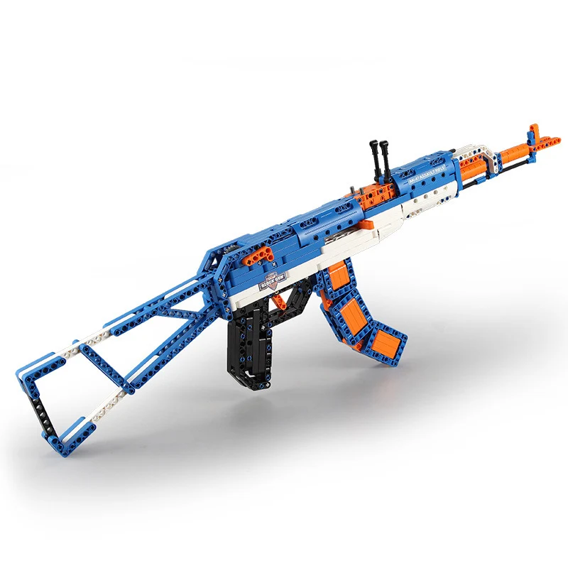 Винтовой револьвер SWAT Power GUN technic Arms модель сборного кирпичного набора оружия
