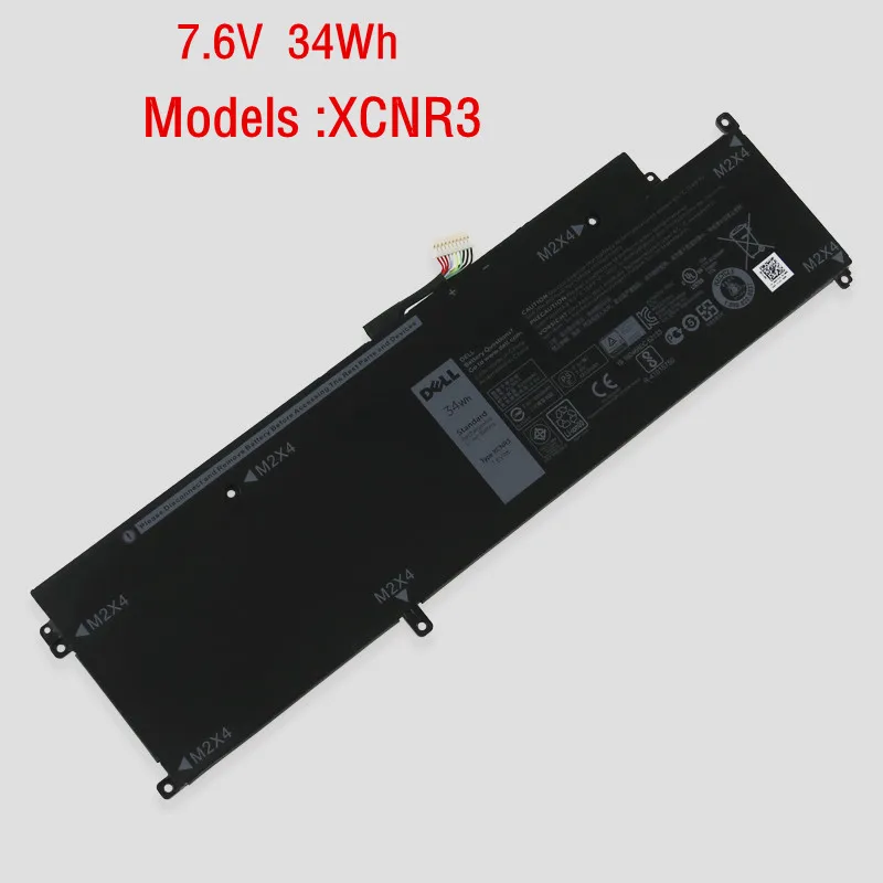7,6 V 43Wh XCNR3 P63NY ноутбук Батарея для Dell Latitude 7370 13 7370