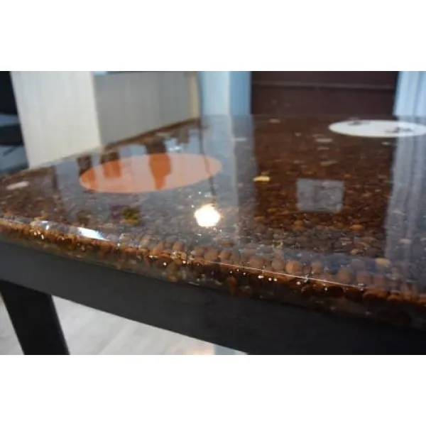 Epoxy River 4.2 kg resin for countertops complete with screwdriver for pouring tables, river table, transparent furniture elements