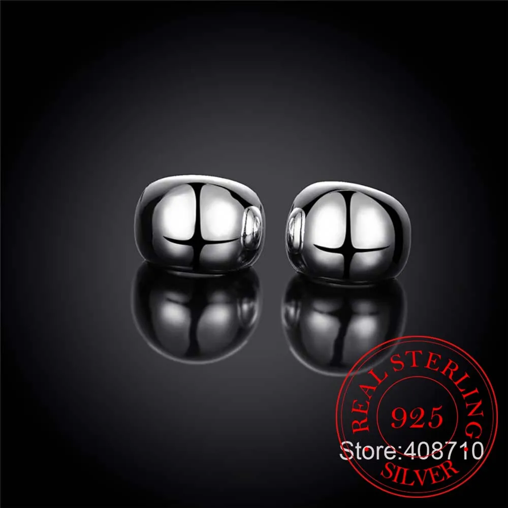 Женские серьги гвоздики из серебра 925 пробы в форме яйца|earring cross|earrings tragusearring parts |